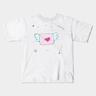 Love is in the air Kids T-Shirt